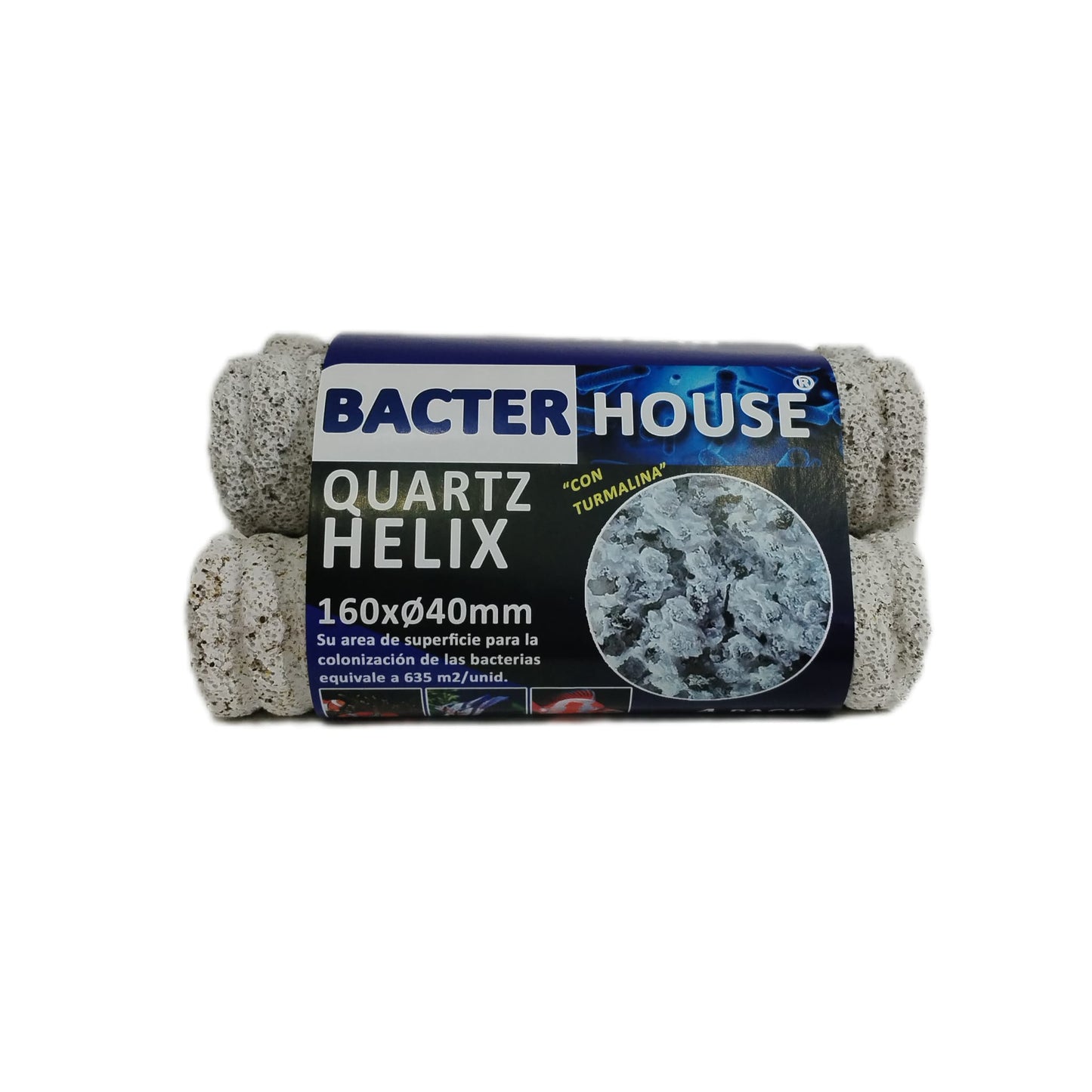 Bacterhouse Quartz Hellix con turmalina | 160x40mm
